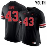 Youth Ohio State Buckeyes #43 Robert Cope Blackout Nike NCAA College Football Jersey Style XNW2644YW